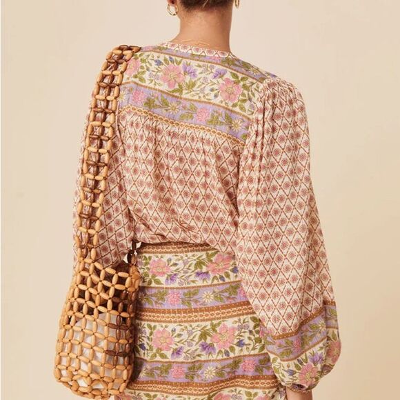 Spell Sienna‎ Blouse in Clay size Small NWT in packaging - Picture 4 of 8